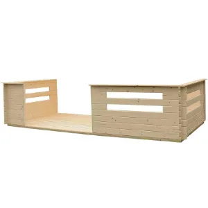 Obrazek Taras do domku Zawilec 416x205 cm