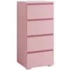Obrazek Komoda Wąska 4s Cosmo C07 Różowy
