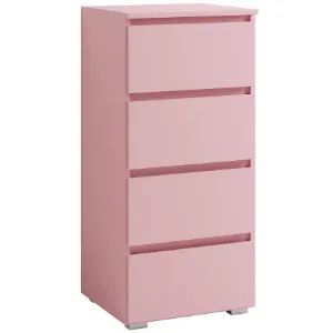 Obrazek Komoda Wąska 4s Cosmo C07 Różowy