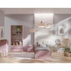 Obrazek Komoda Wąska 4s Cosmo C07 Różowy