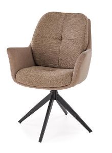 Obrazek Krzesło obrotowe Murano brąz