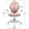 Obrazek Fotel obrotowy Junior 4.5 pink