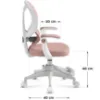 Obrazek Fotel obrotowy Junior 4.5 pink