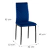 Obrazek Krzesło Piper 12346 granatowe