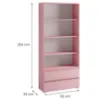 Obrazek Regał Szeroki Cosmo C03 Różowy