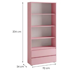 Obrazek Regał Szeroki Cosmo C03 Różowy