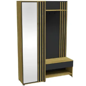 Obrazek Garderoba Tavo czarny/artisan