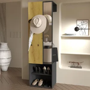 Obrazek Garderoba Sivaro czarny/artisan