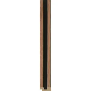 Obrazek Listwa wykończeniowa lewa MODERN SLIM Walnut Black 2.65m