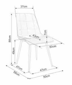Obrazek Krzesło Viva granatowy