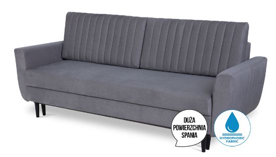 Obrazek Kanapa rozkładana Monet popielaty