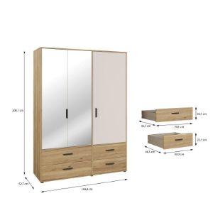Obrazek Szafa z lustrem Calvado MOKS838