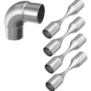 Obrazek Zestaw kolanek 90°: 1x Ø42,4mm, 4x Ø12,0mm