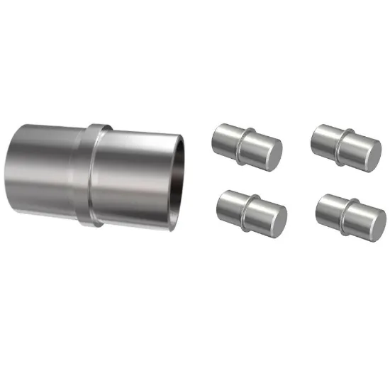 Obrazek Zestaw łączników dla rur: 1x Ø42,4mm, 4x Ø12,0mm