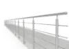 Obrazek Słupek balustrady do montażu bocznego Ø42,4x1170mm