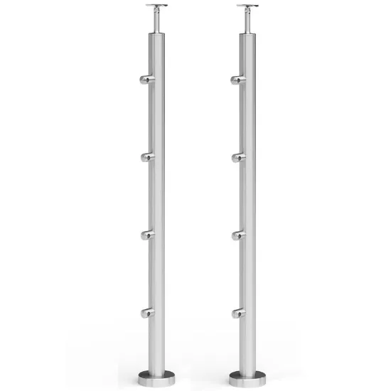 Obrazek Słupek balustrady do montażu posadzkowego Ø42,4x970mm – 2szt