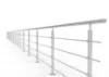 Obrazek Słupek balustrady do montażu posadzkowego Ø42,4x970mm – 2szt