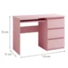 Obrazek Biurko Cosmo C09 różowy