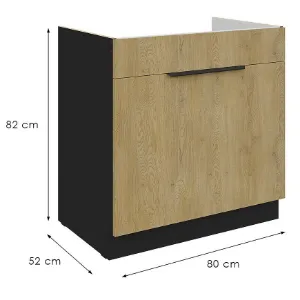 Obrazek Szafka Kuchenna Cremona Bl 80zl 1s Bb