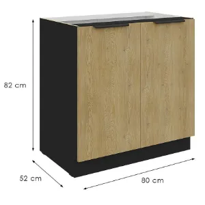 Obrazek Szafka Kuchenna Cremona Bl 80d 2f Bb