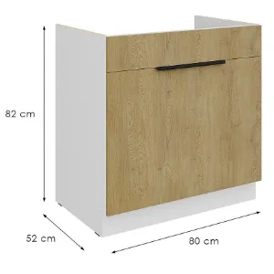 Obrazek Szafka Kuchenna Cremona Wh 80zl 1s Bb