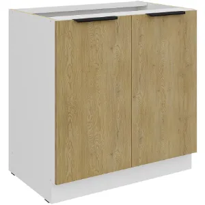 Obrazek Szafka Kuchenna Cremona Wh 80d 2f Bb