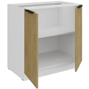 Obrazek Szafka Kuchenna Cremona Wh 80d 2f Bb