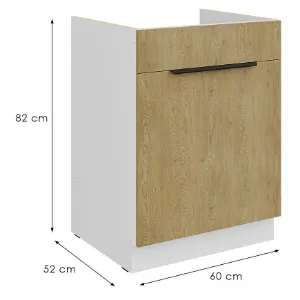 Obrazek Szafka Kuchenna Cremona Wh 60zl 1s Bb