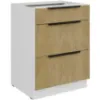 Obrazek Szafka Kuchenna Cremona Wh 60d 3s Bb