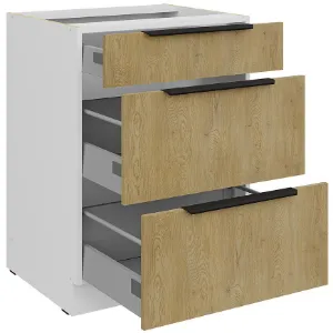 Obrazek Szafka Kuchenna Cremona Wh 60d 3s Bb