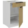 Obrazek Szafka Kuchenna Cremona Wh 50d 1f 1s Bb