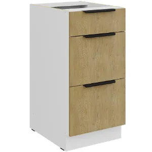 Obrazek Szafka Kuchenna Cremona Wh 40d 3s Bb