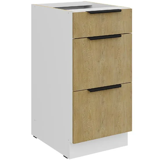 Obrazek Szafka Kuchenna Cremona Wh 40d 3s Bb