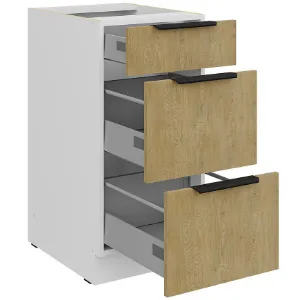 Obrazek Szafka Kuchenna Cremona Wh 40d 3s Bb