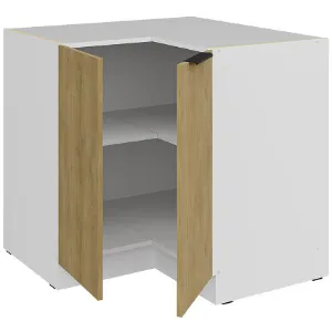 Obrazek Szafka Kuchenna Cremona Wh 90x90 Dn 2f Bb