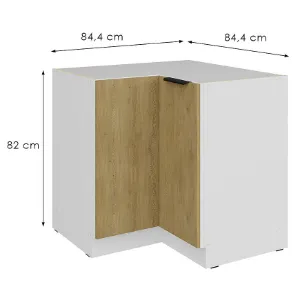 Obrazek Szafka Kuchenna Cremona Wh 90x90 Dn 2f Bb