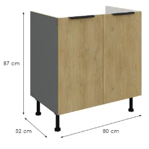 Obrazek Szafka Kuchenna Cremona Ant 80zl 2f Bb