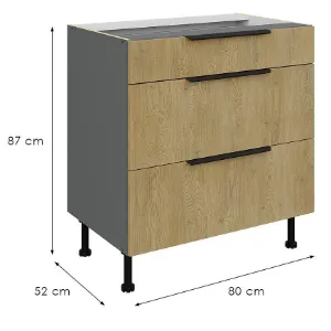 Obrazek Szafka Kuchenna Cremona Ant 80d 3s Bb