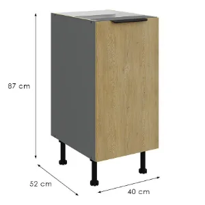 Obrazek Szafka Kuchenna Cremona Ant 40d 1f Bb