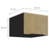 Obrazek Szafka Kuchenna Cremona Bl 50 Nagu-36 1f