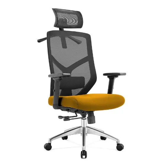 Obrazek Fotel Biurowy Angel Rosa Musztardowa