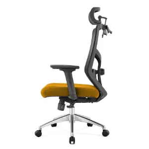 Obrazek Fotel Biurowy Angel Rosa Musztardowa