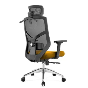 Obrazek Fotel Biurowy Angel Rosa Musztardowa