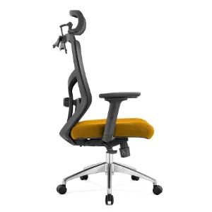 Obrazek Fotel Biurowy Angel Rosa Musztardowa