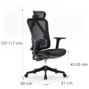 Obrazek Fotel Biurowy Angel Europa 2.0 Czarny