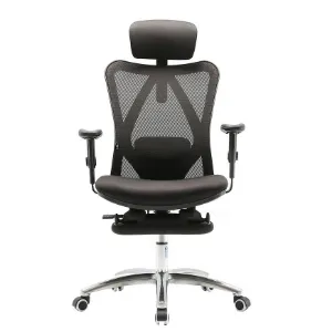 Obrazek Fotel Biurowy Angel Europa Z Podnóżkiem Czarny