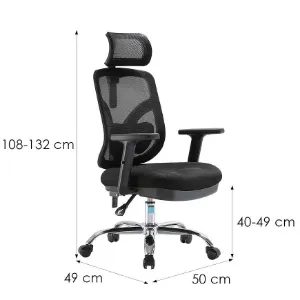 Obrazek Fotel Biurowy Angel Kalisto Czarny