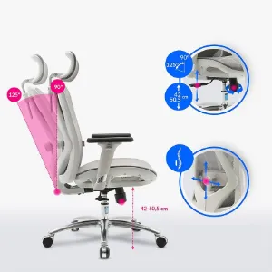 Obrazek Fotel Biurowy Angel Kalisto Szary