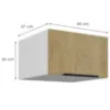 Obrazek Szafka Kuchenna Cremona Wh 60 Nagu-36 1f