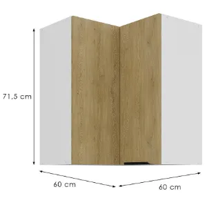Obrazek Szafka Kuchenna Cremona Wh 60x60 Gn-72 2f (90°)